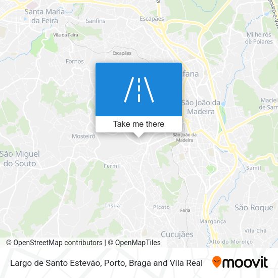Largo de Santo Estevão mapa
