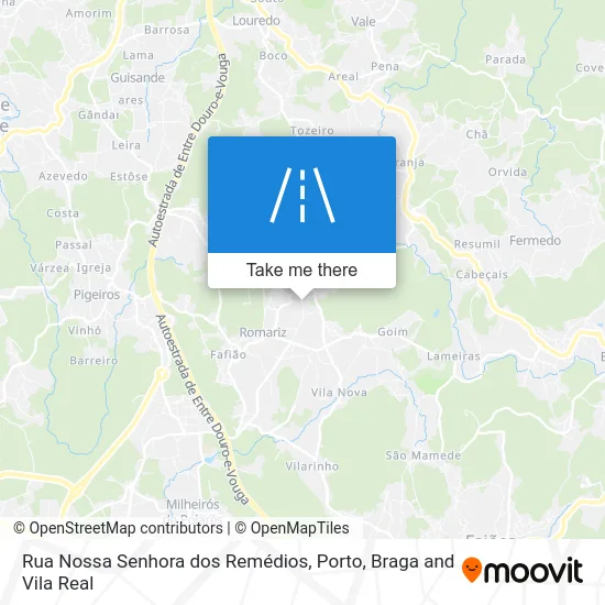 Rua Nossa Senhora dos Remédios map