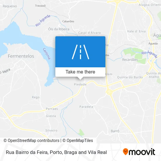 Rua Bairro da Feira map