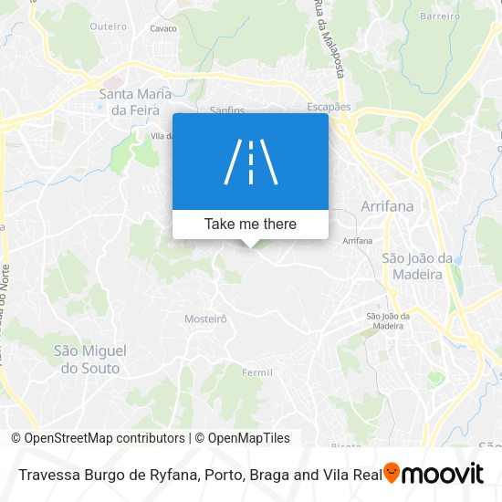 Travessa Burgo de Ryfana mapa