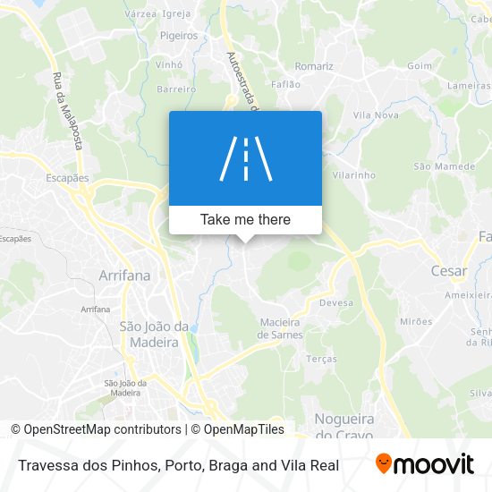 Travessa dos Pinhos map