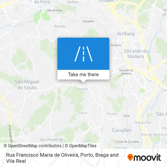 Rua Francisco Maria de Oliveira map
