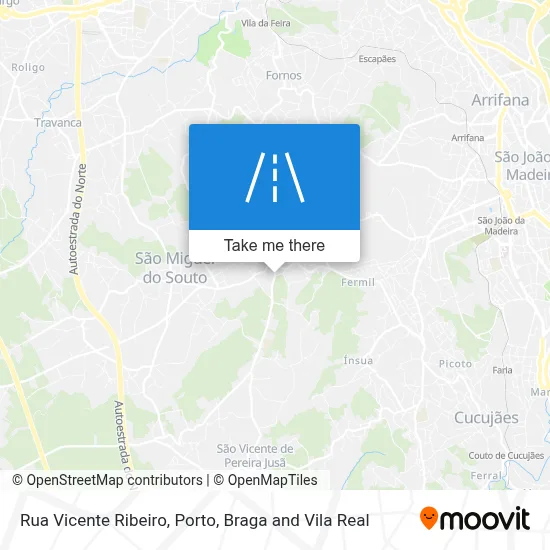 Rua Vicente Ribeiro map