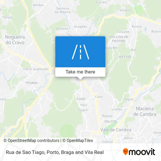 Rua de Sao Tiago map