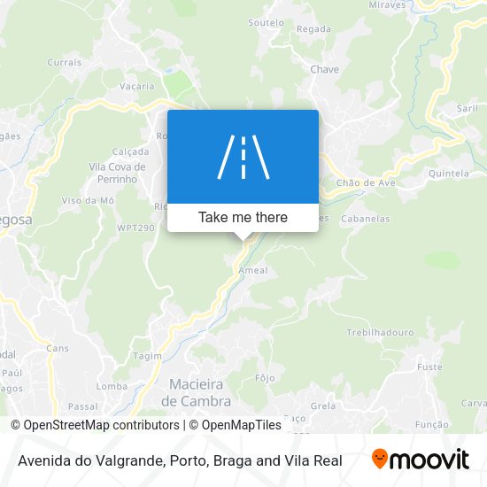 Avenida do Valgrande map