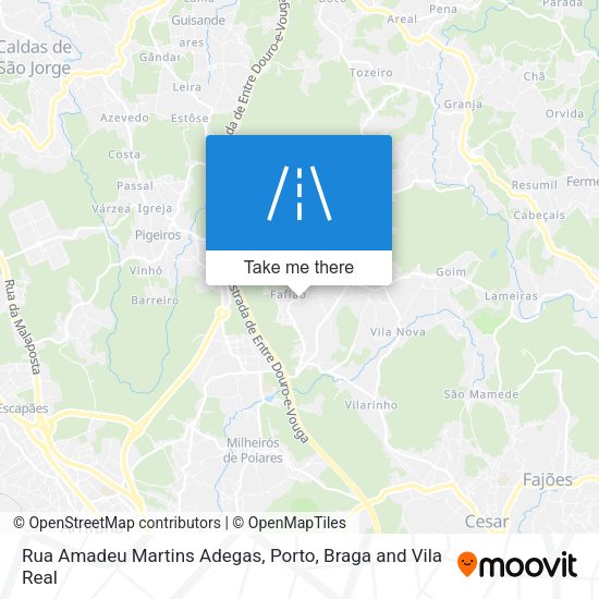 Rua Amadeu Martins Adegas mapa