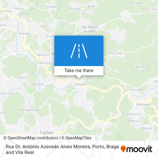 Rua Dr. António Azevedo Alves Moreira map