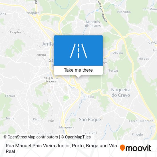 Rua Manuel Pais Vieira Junior map