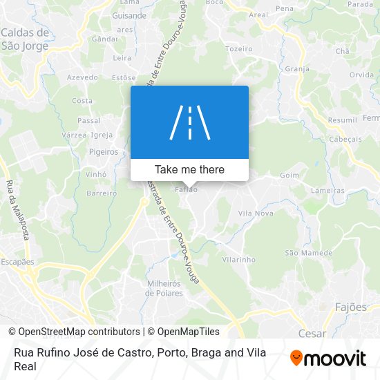 Rua Rufino José de Castro map
