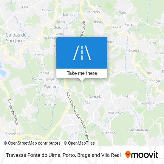 Travessa Fonte do Uíma map