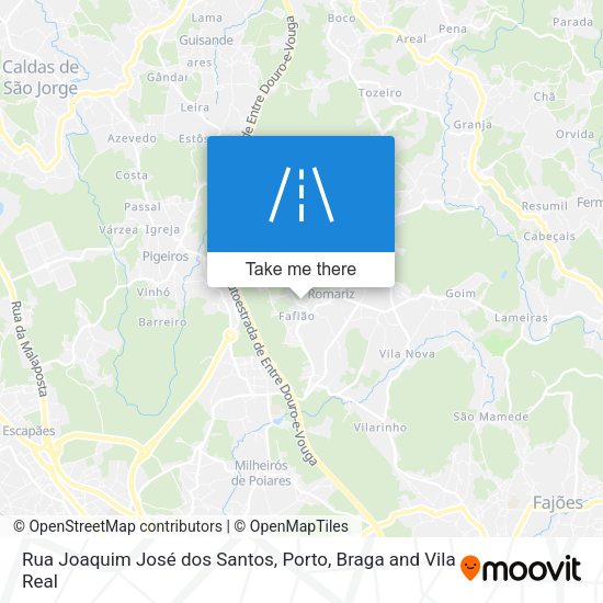 Rua Joaquim José dos Santos map