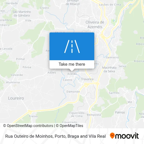 Rua Outeiro de Moinhos map