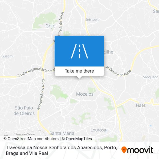 Travessa da Nossa Senhora dos Aparecidos map