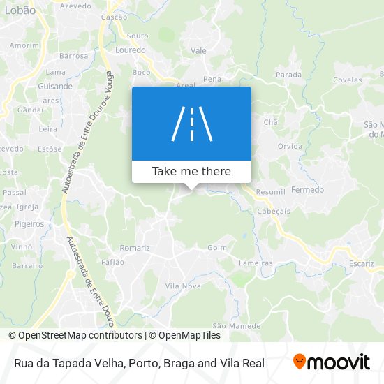 Rua da Tapada Velha map