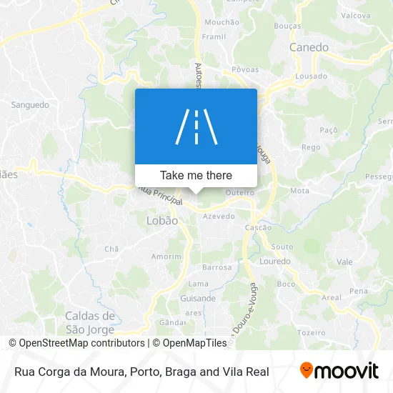 Rua Corga da Moura map