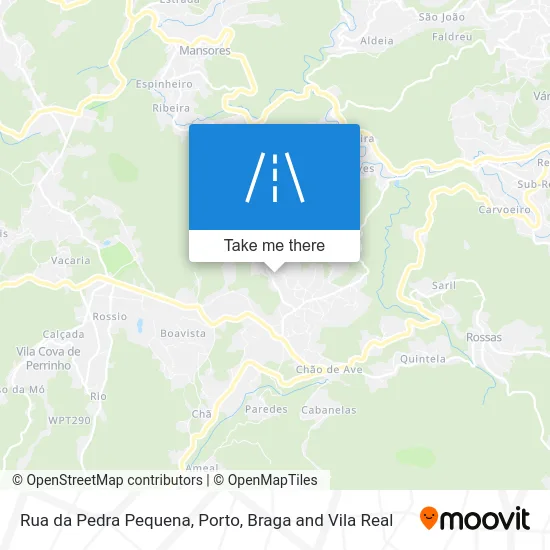 Rua da Pedra Pequena map