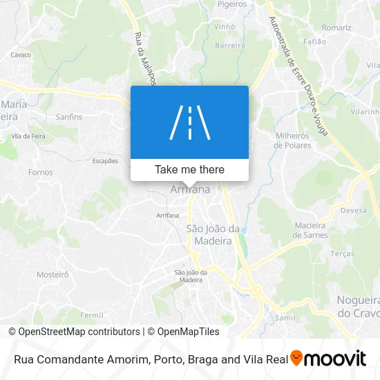 Rua Comandante Amorim map