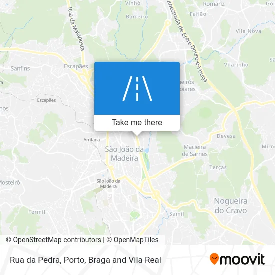Rua da Pedra map