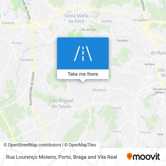 Rua Lourenço Moleiro mapa