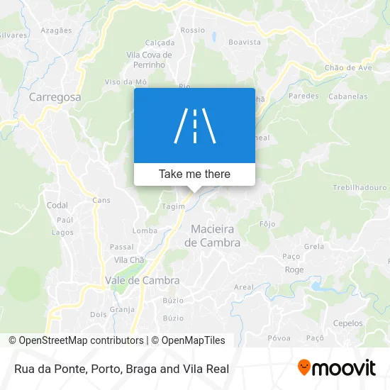 Rua da Ponte map