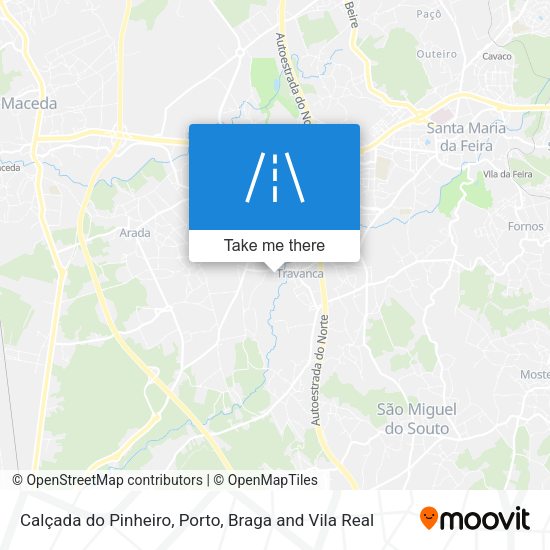 Calçada do Pinheiro map