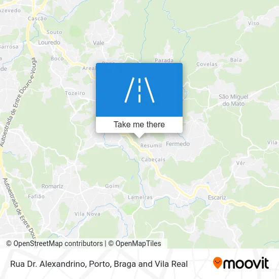 Rua Dr. Alexandrino map