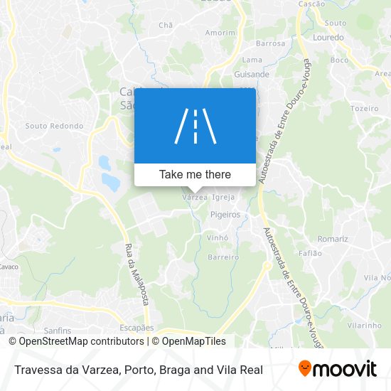 Travessa da Varzea mapa