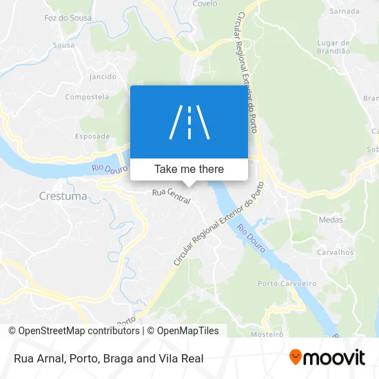 Rua Arnal map