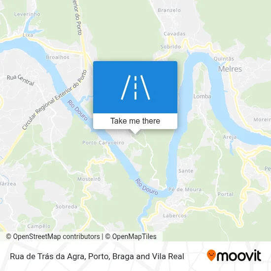 Rua de Trás da Agra map