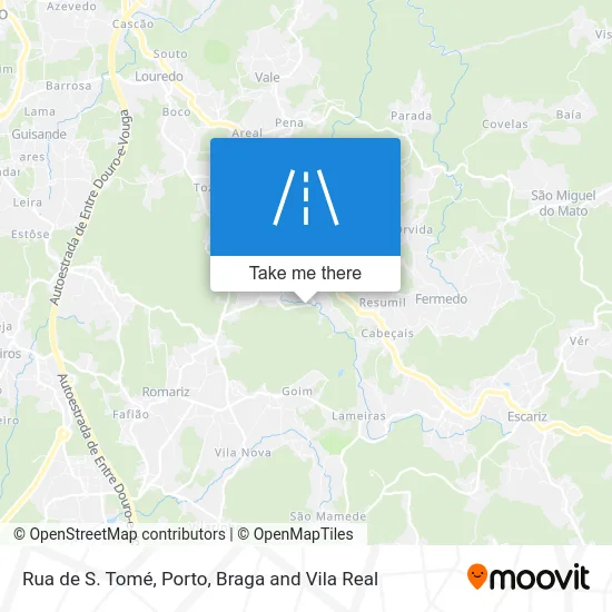 Rua de S. Tomé map