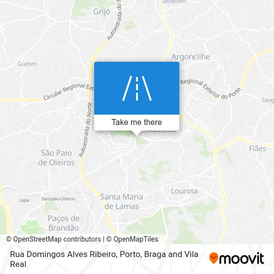 Rua Domingos Alves Ribeiro map