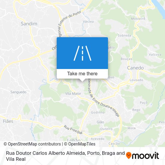 Rua Doutor Carlos Alberto Almeida mapa