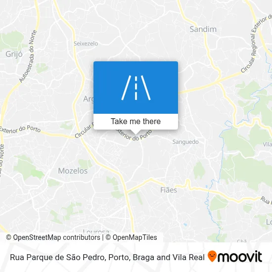 Rua Parque de São Pedro map