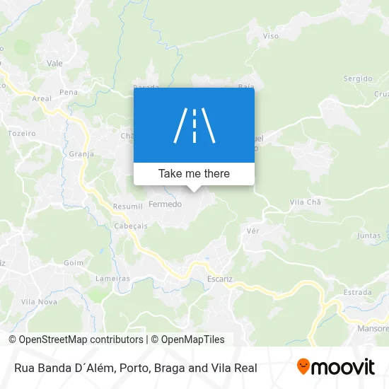 Rua Banda D´Além map