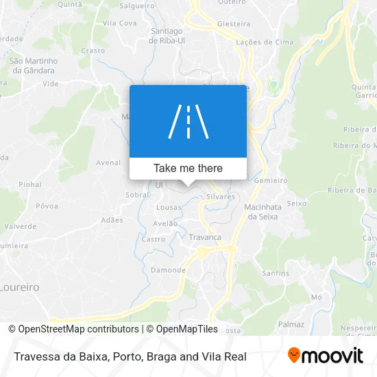 Travessa da Baixa map