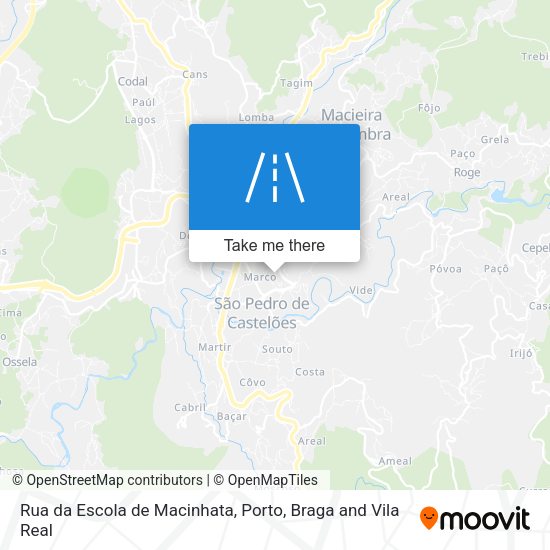 Rua da Escola de Macinhata map