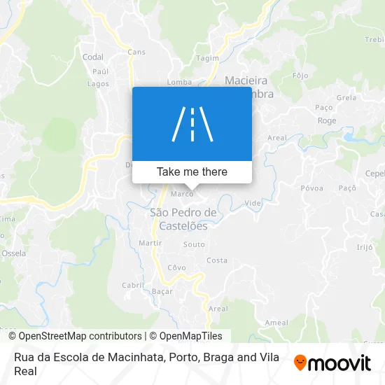 Rua da Escola de Macinhata map