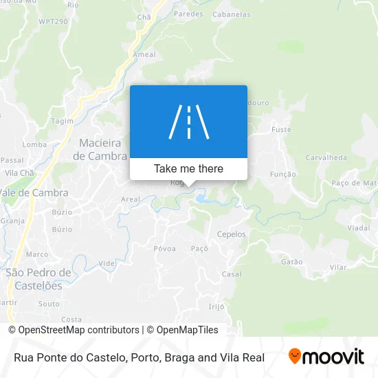 Rua Ponte do Castelo map