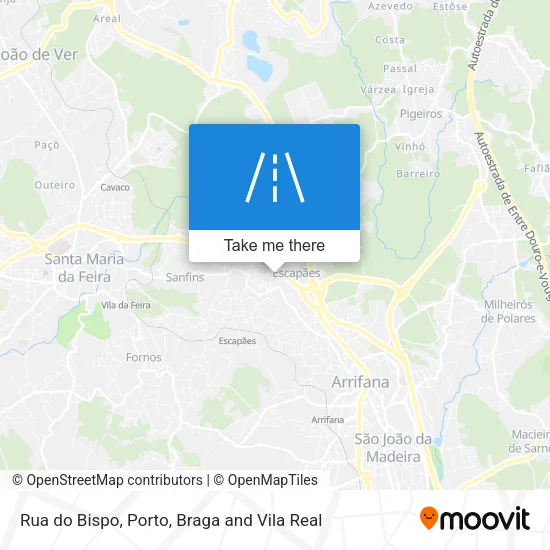 Rua do Bispo map