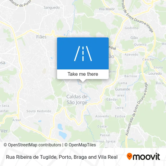 Rua Ribeira de Tugilde map