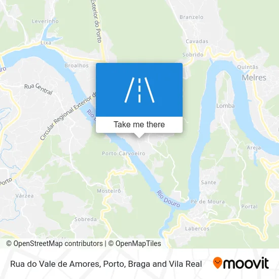 Rua do Vale de Amores map