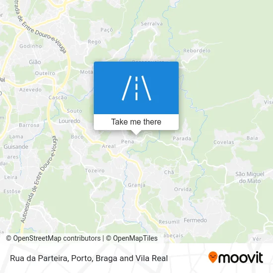Rua da Parteira map