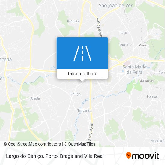Largo do Caniço mapa