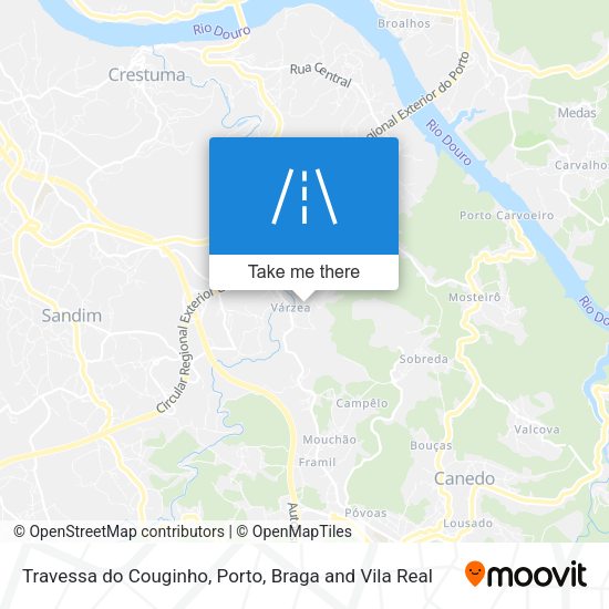 Travessa do Couginho mapa