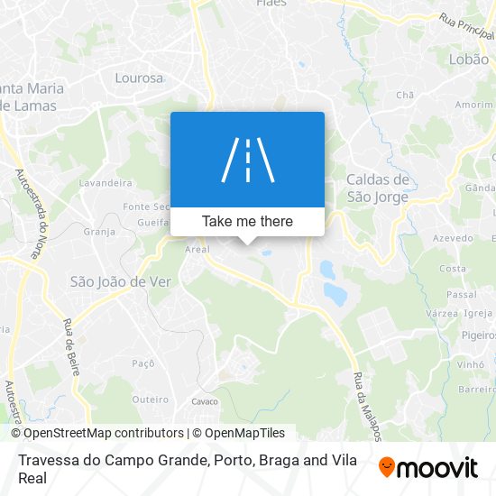 Travessa do Campo Grande mapa