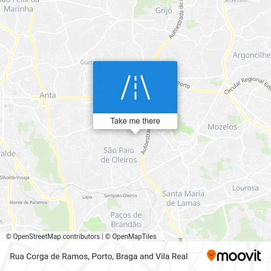 Rua Corga de Ramos map