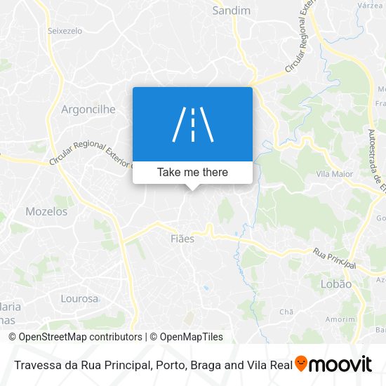 Travessa da Rua Principal map