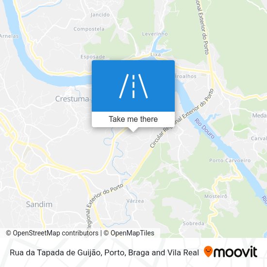 Rua da Tapada de Guijão map