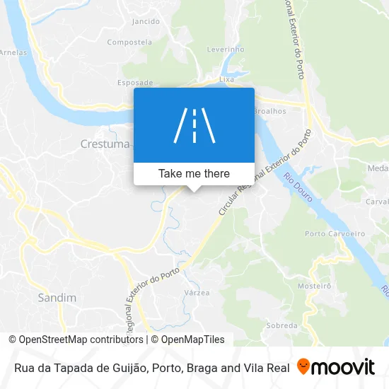 Rua da Tapada de Guijão map