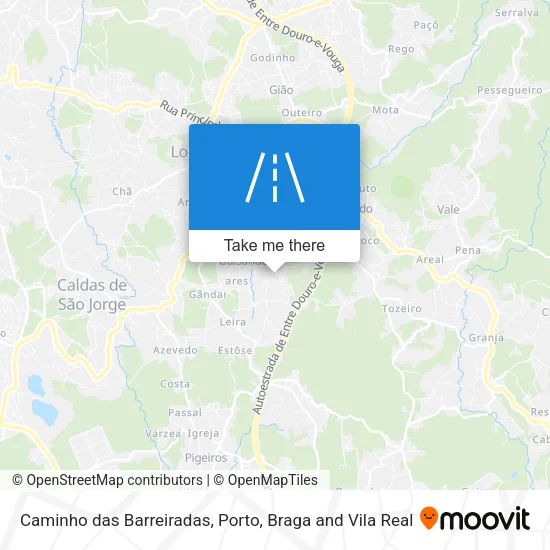 Caminho das Barreiradas map